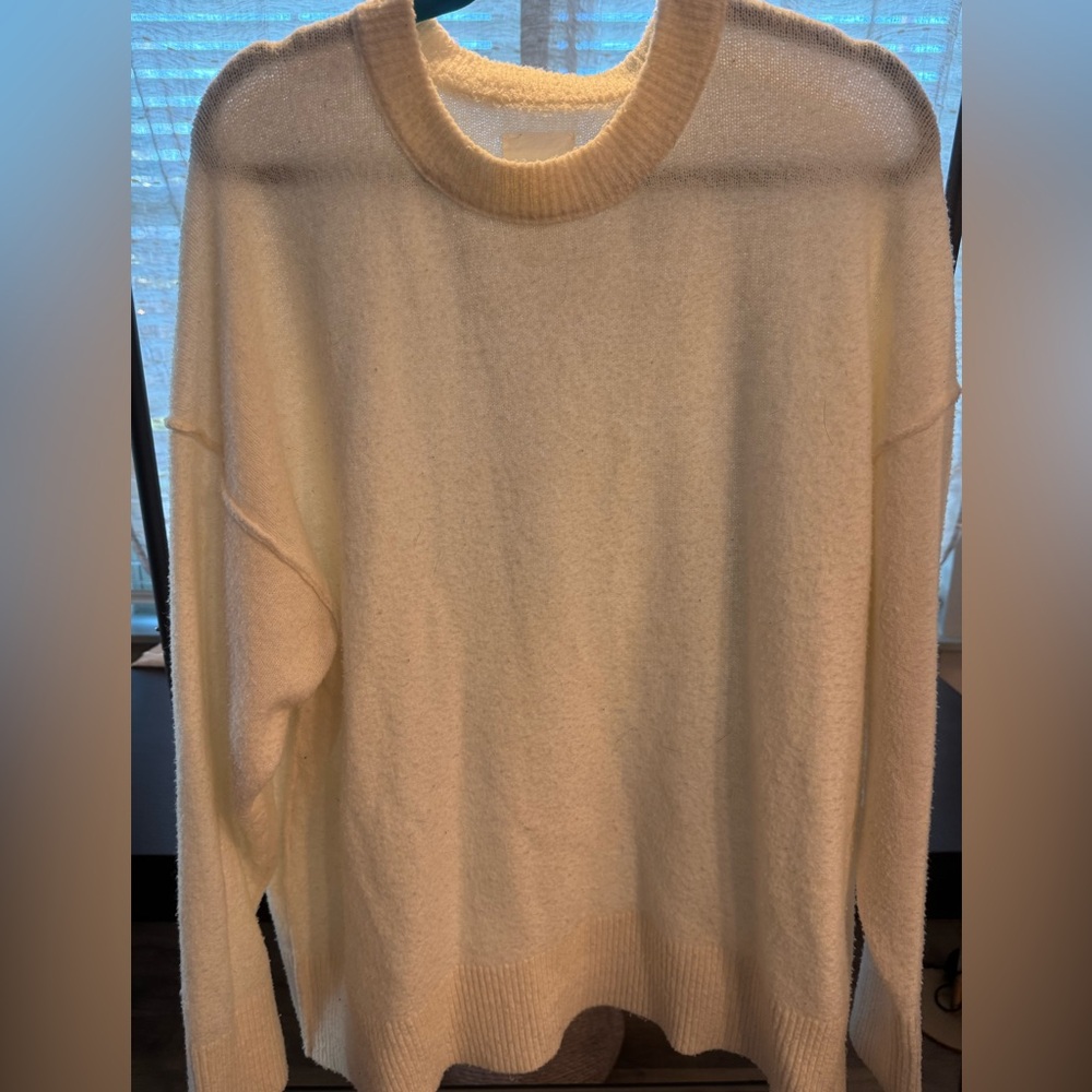 Aerie Cream Turtleneck Sweater